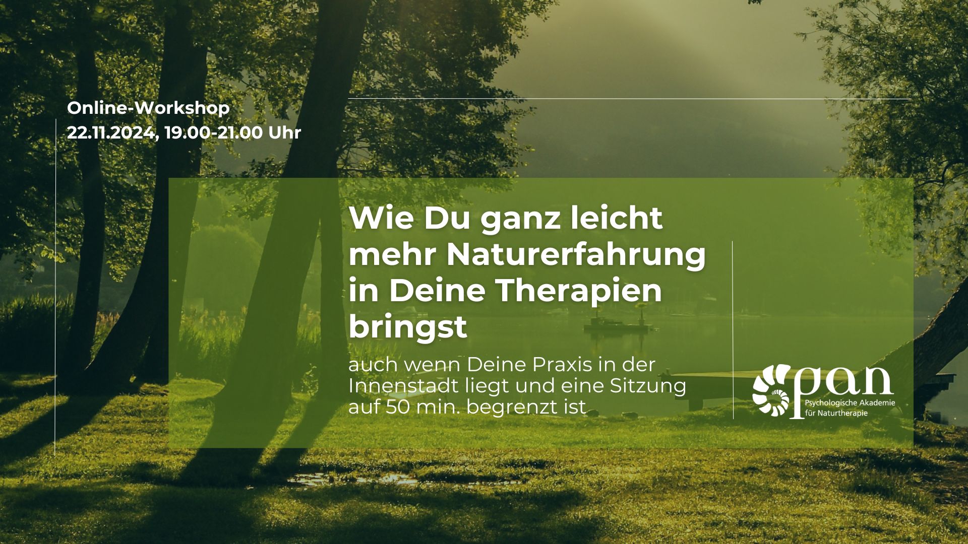 Naturerfahrung in der Psychotherapie