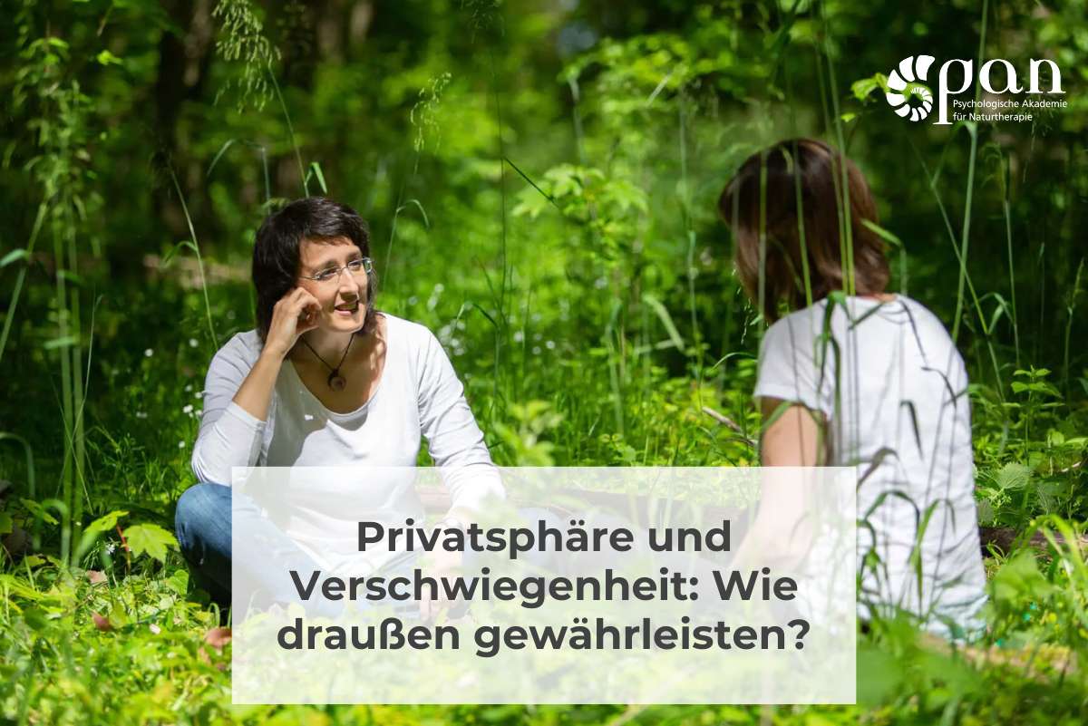 Privatsphäre und Verschwiegenheit draußen gewährleisten