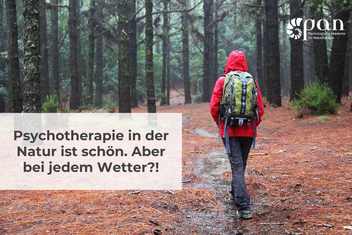 Psychotherapie in der Natur bei jedem Wetter