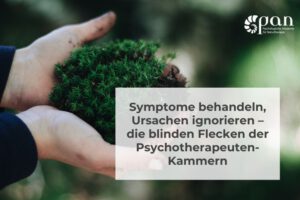 Symptome behandeln, Ursachen ignorieren – die blinden Flecken der Psychotherapeuten-Kammern